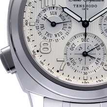 画像をギャラリービューアに読み込む, TENSODO グランドコンプリケーション スポーツ ホワイトモデル / レザーベルト
