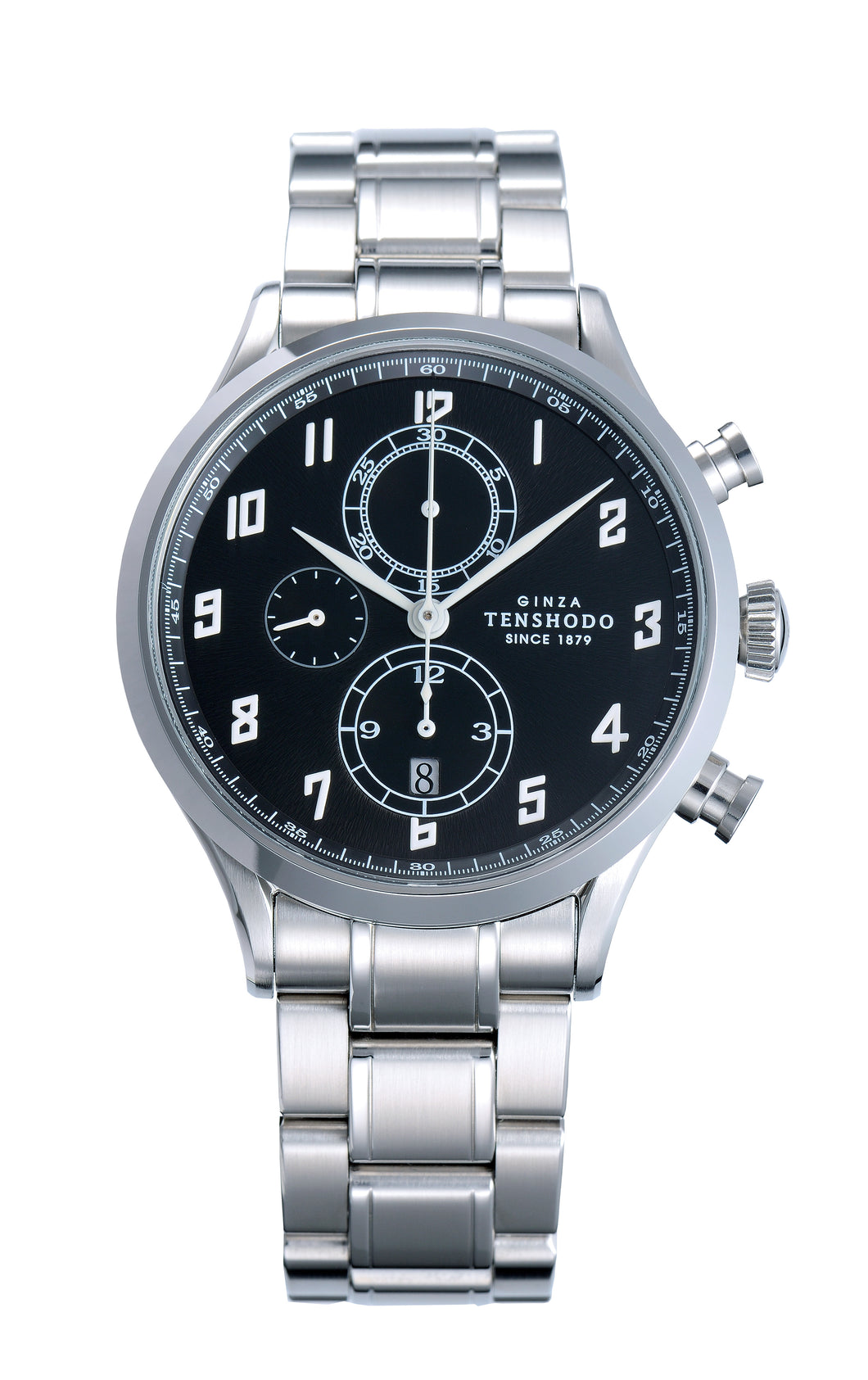 TENSHODO ヒストリッククロノグラフ/ブラックダイヤル